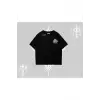 Need Coffee Right Meow Yazılı Kedi Baskılı Oversize Tshirt