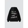 Need Money for Porsche Baskılı Oversize Unisex Siyah