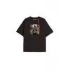 New York Baskılı Oversize Kalıp Unisex T-shirt
