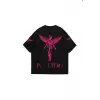 Nirvana In Utero Pembe Baskılı Oversize Unisex Siyah