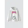Nirvana Smile Baskılı Oversize Unisex Beyaz