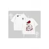 Not Lazy Saving My Spirit Kedi Baskılı Oversize Tshirt