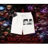 Obito uchiha Naruto Anime Karakteri Unisex Şort Beyaz