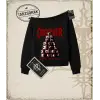 OBSERVER Kadın Kayık Yaka Sweatshirt