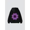 Om Baskılı Unisex Oversize Siyah