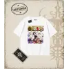 One Piece Anime Karakterleri  Oversize Unisex Tişört Beyaz