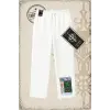 One Piece Anime Karakterleri  Unisex Baggy Eşofman Altı Beyaz