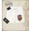 One Piece Anime Karakterleri  Unisex Şort Beyaz