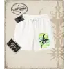 One Piece Anime Karakterleri  Unisex Şort Beyaz