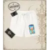 One Piece Anime Karakterleri  Unisex Şort Beyaz
