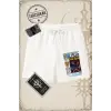One Piece Anime Karakterleri  Unisex Şort Beyaz
