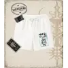 One Piece Anime Karakterleri  Unisex Şort Beyaz