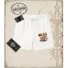 One Piece Anime Karakterleri  Unisex Şort Beyaz