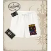 One Piece Anime Karakterleri  Unisex Şort Beyaz