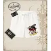 One Piece Anime Karakterleri  Unisex Şort Beyaz