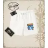 One Piece Anime Karakterleri  Unisex Şort Beyaz