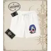 One Piece Anime Karakterleri  Unisex Şort Beyaz