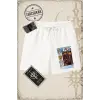 One Piece Anime Karakterleri  Unisex Şort Beyaz