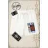 One Piece Anime Karakterleri  Unisex Şort Beyaz