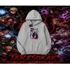 Orochimaru Naruto Anime Karakter Oversize Unisex Kapşonlu Sweatshirt Beyaz
