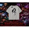 Orochimaru Naruto Anime Karakter Oversize Unisex Tişört Beyaz