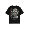 Osaka Siyah Oversize Unisex T-shirt