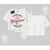 Oversize Crop Tshirt Authentic Denim Original