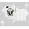 Oversize Crop Tshirt Born to Rock Eternal Flame Legacy