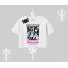 Oversize Crop Tshirt Fearless Soul Anime Kolaj Baskılı