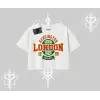 Oversize Crop Tshirt London Denim 1985