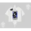 Oversize Crop Tshirt Oversize Anime Kız Baskılı