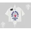 Oversize Crop Tshirt Sevimli Tavşan Some Bunny Loves Me Baskılı