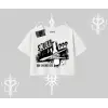 Oversize Crop Tshirt Skull Impact Bone Chilling Street Icon
