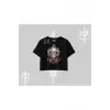 Oversize Crop Tshirt Stay Humble Work Hard Enjoy Life