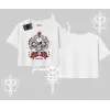 Oversize Crop Tshirt Stay Humble Work Hard Enjoy Life