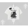 Oversize Crop Tshirt Throttle Therapy No Brakes Just Freedom