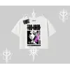 Oversize Crop Tshirt Too Good Anime Girl Grafik Baskılı