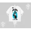 Oversize Tshirt Anime Cyberpunk Kız Baskılı