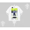 Oversize Tshirt Anime Unity Neon Detaylı Grafik Baskılı