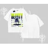 Oversize Tshirt Anime Unity Neon Detaylı Grafik Baskılı