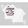 Oversize Tshirt Cute Anime Gamer Girl Baskılı