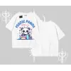 Oversize Tshirt Foodie Panda Tatlı ve Sevimli Panda Baskılı