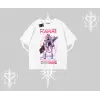 Oversize Tshirt Kawaii Cyberpunk Kız Japon Stil Baskı