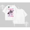 Oversize Tshirt Kawaii Cyberpunk Kız Japon Stil Baskı