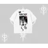Oversize Tshirt Punk Rock Chaos Skeleton Riot