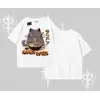 Oversize Tshirt Ramen Lover Kedi Anime Baskılı