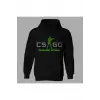 Oversize Unisex Cs Go Counter Strike Siyah Sweatshirt