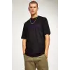 Oversize Utopia Baskılı Siyah Tshirt NRAGE159