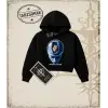 OVERTHINKING Kadın Crop Kapşonlu Sweatshirt
