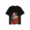 Panda Fire Oversize Unisex T-shirt